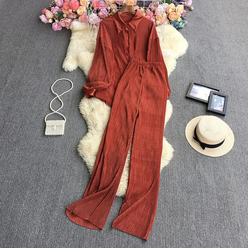 Cinta Pleated Set