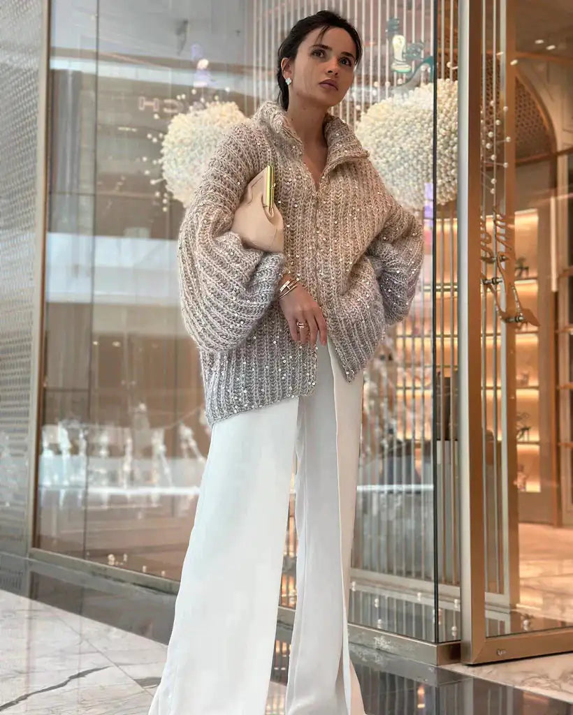 Janice Sequin Sweater
