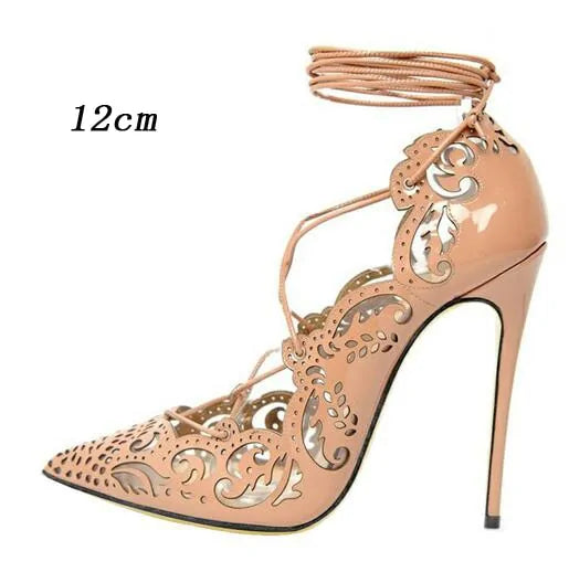 Milan Lace Heels