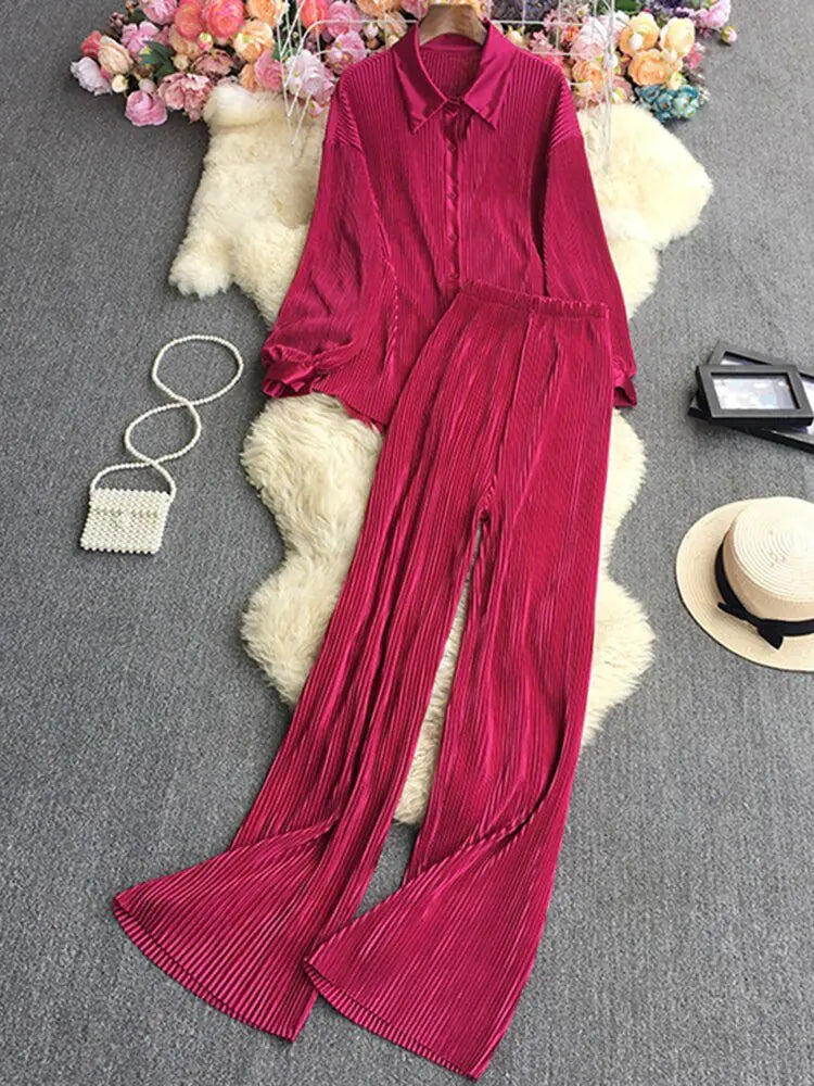 Cinta Pleated Set