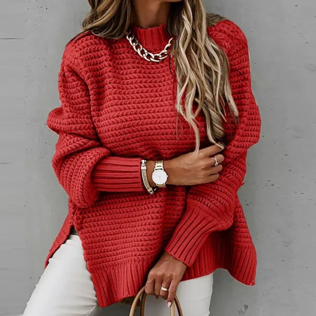 Leeya High Neck Pullover