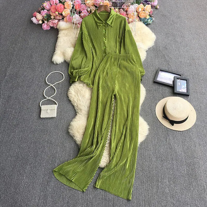 Cinta Pleated Set