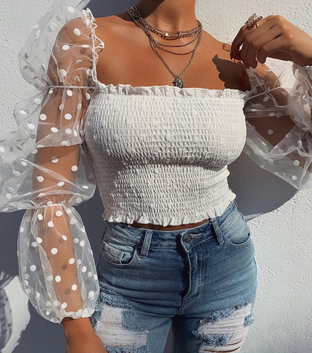 Carol Organza Blouse