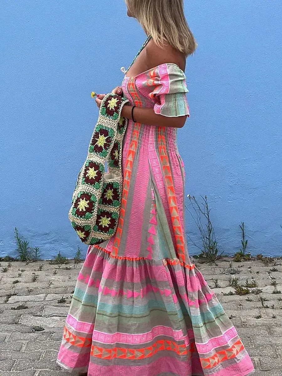 Diane Pleated Maxi Dress