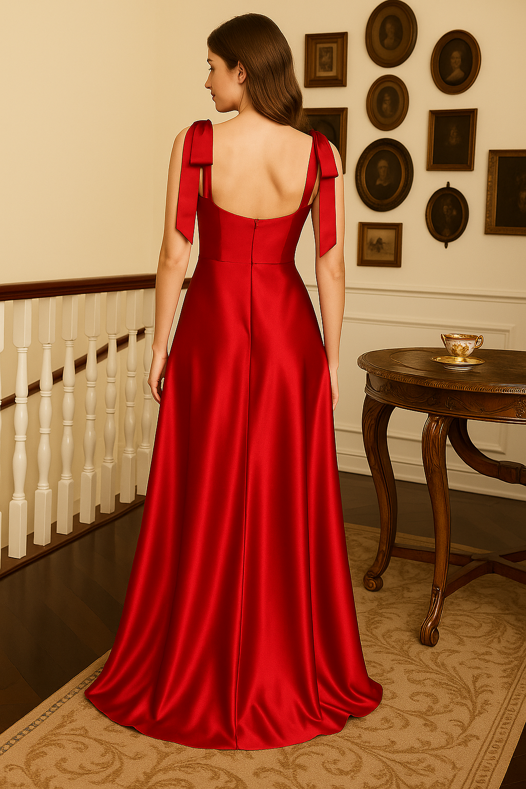 Cleo Satin Maxi Gown
