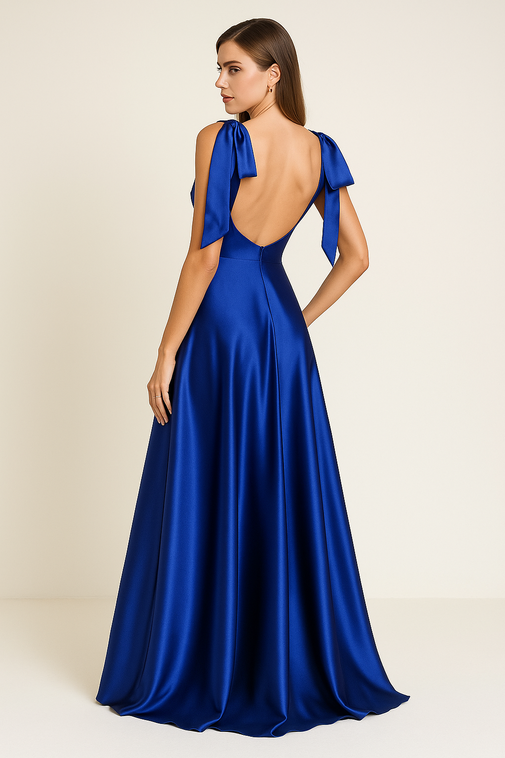 Cleo Satin Maxi Gown