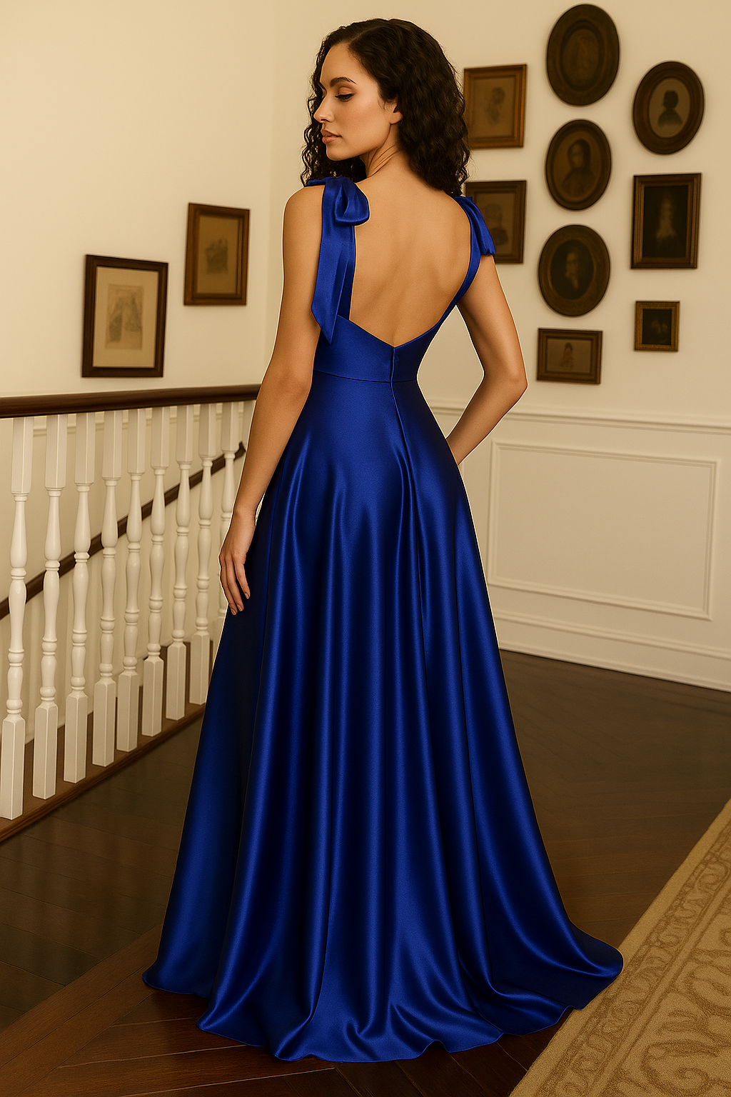 Cleo Satin Maxi Gown