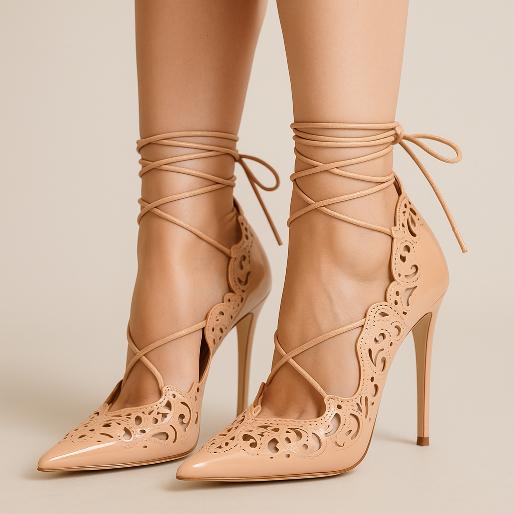 Milan Lace Heels