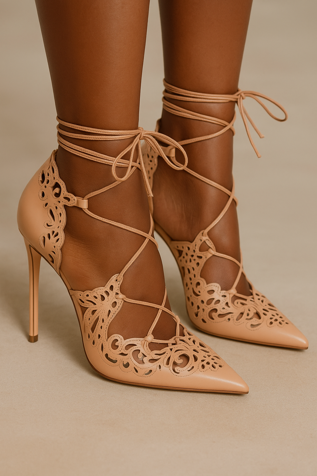 Milan Lace Heels