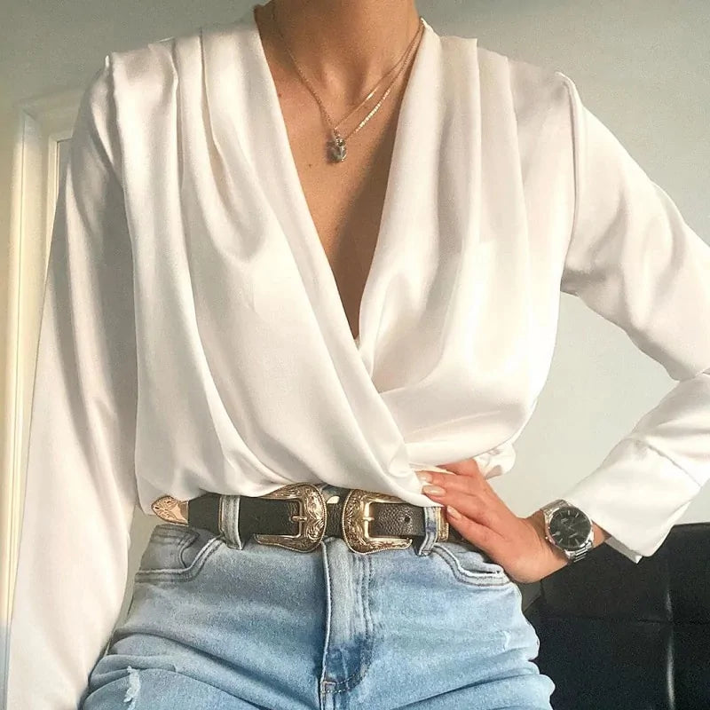 Marina Satin Blouse