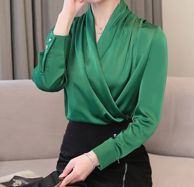 Marina Satin Blouse
