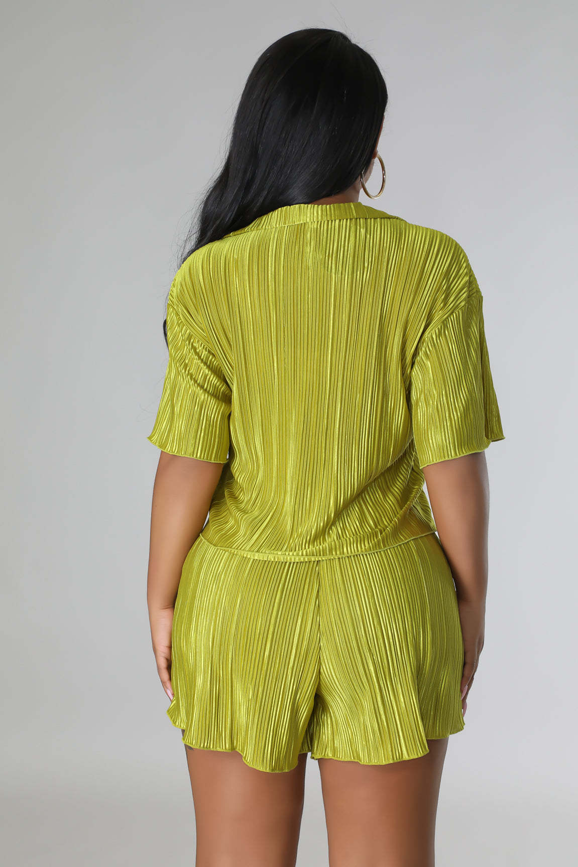 Luxe Pleated Two-Piece Lounge Set – Multiple Colors