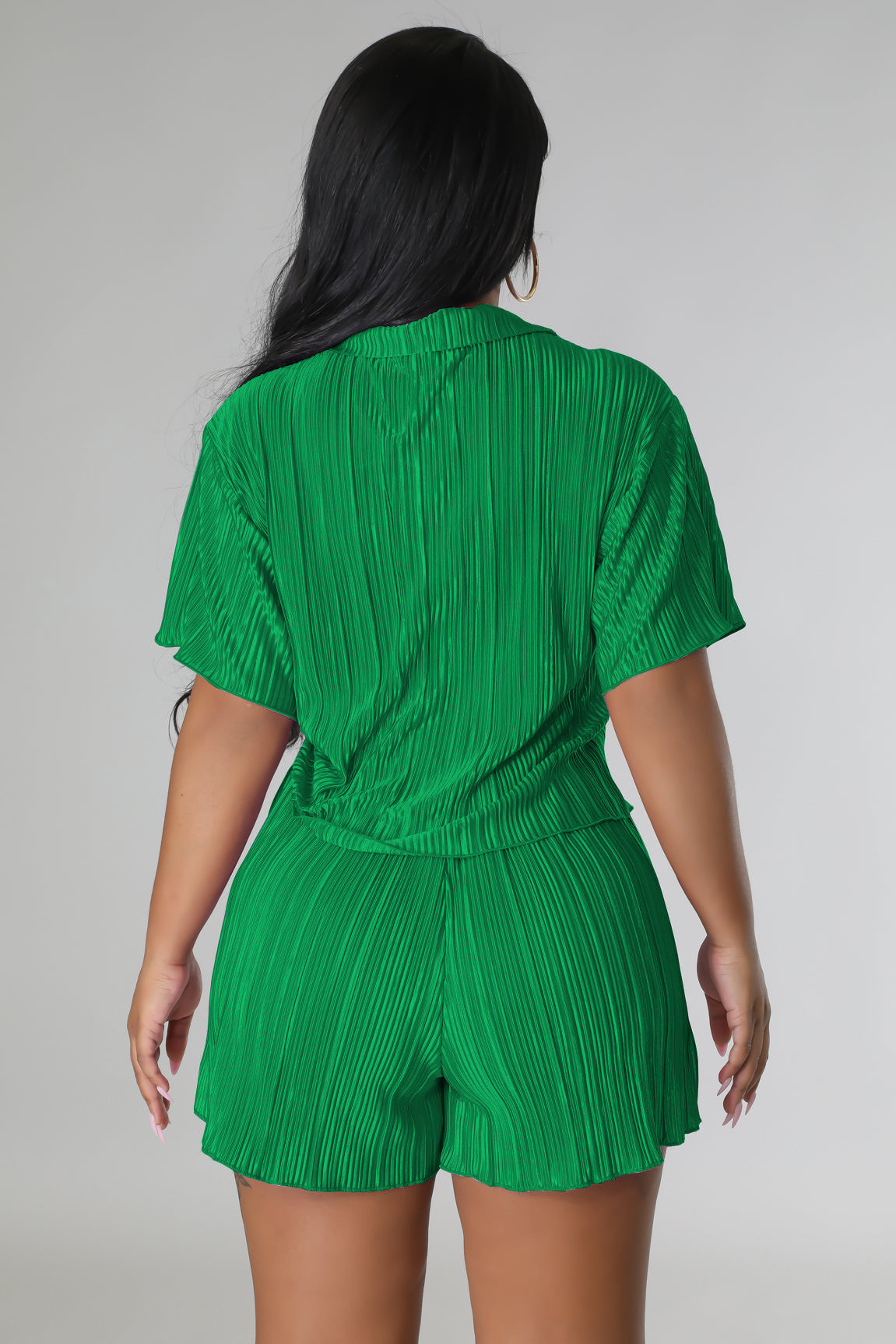 Luxe Pleated Two-Piece Lounge Set – Multiple Colors