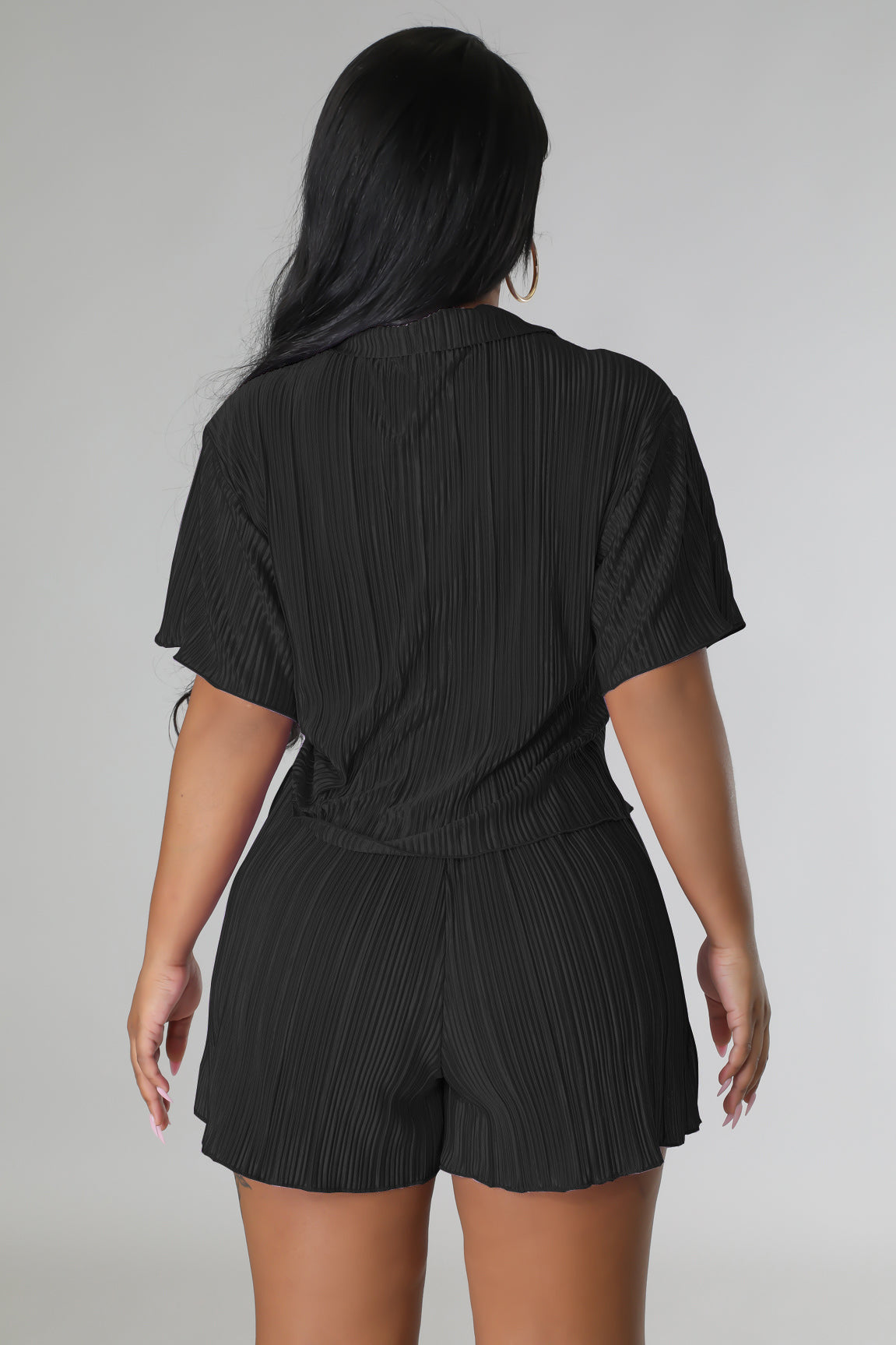 Luxe Pleated Two-Piece Lounge Set – Multiple Colors