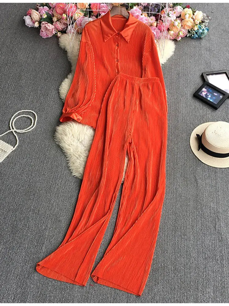 Cinta Pleated Set