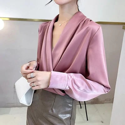 Marina Satin Blouse