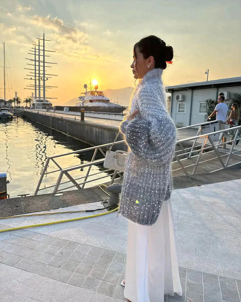Janice Sequin Sweater