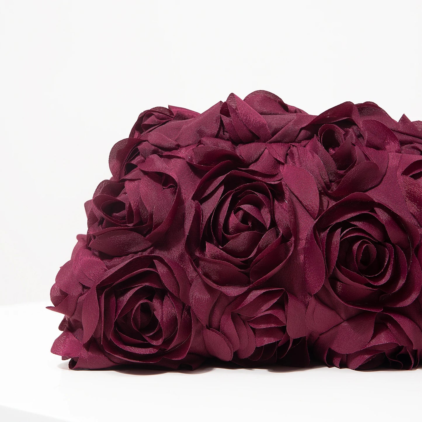 Rosabella Rose Clutch – Burgundy