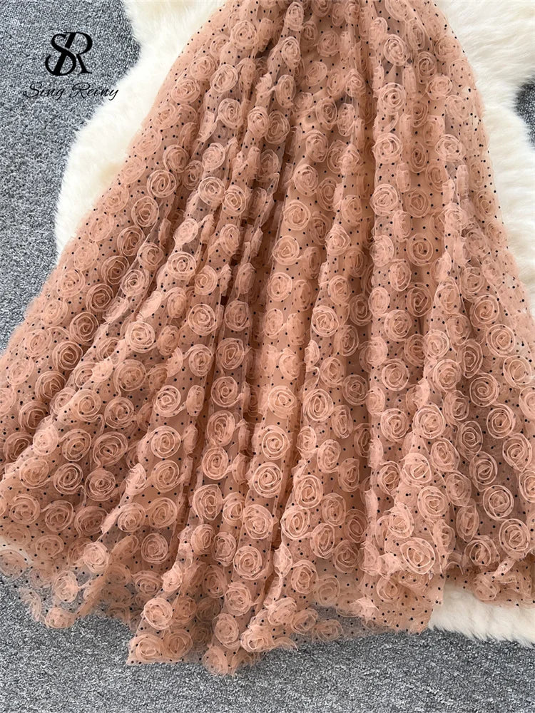 Rosalie Textured Tulle Dress