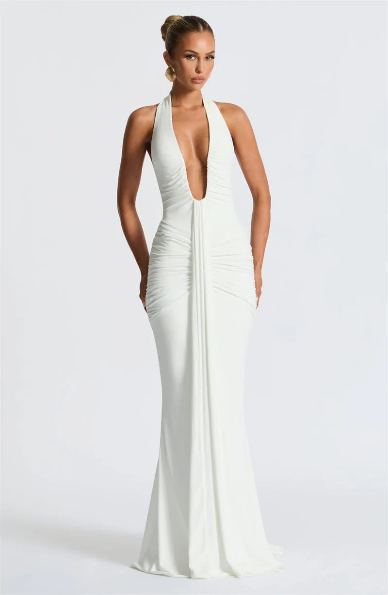 Verona Maxi Dress - White Elegance