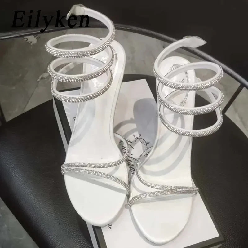 Emerald Crystal Heels