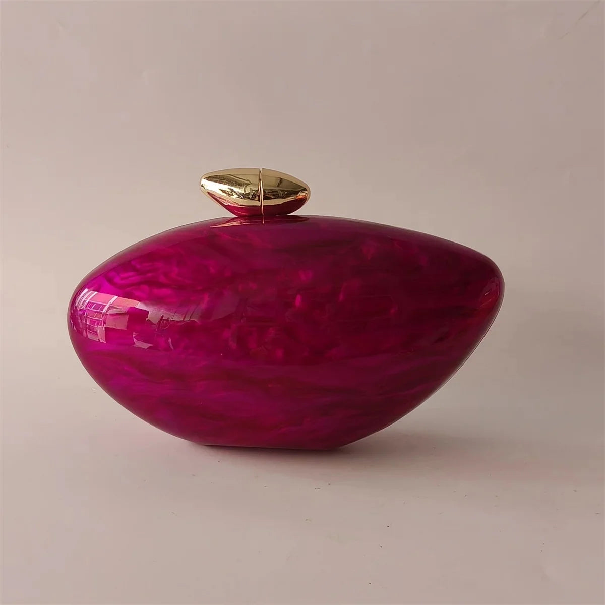 Monroe Marble Clutch Bag