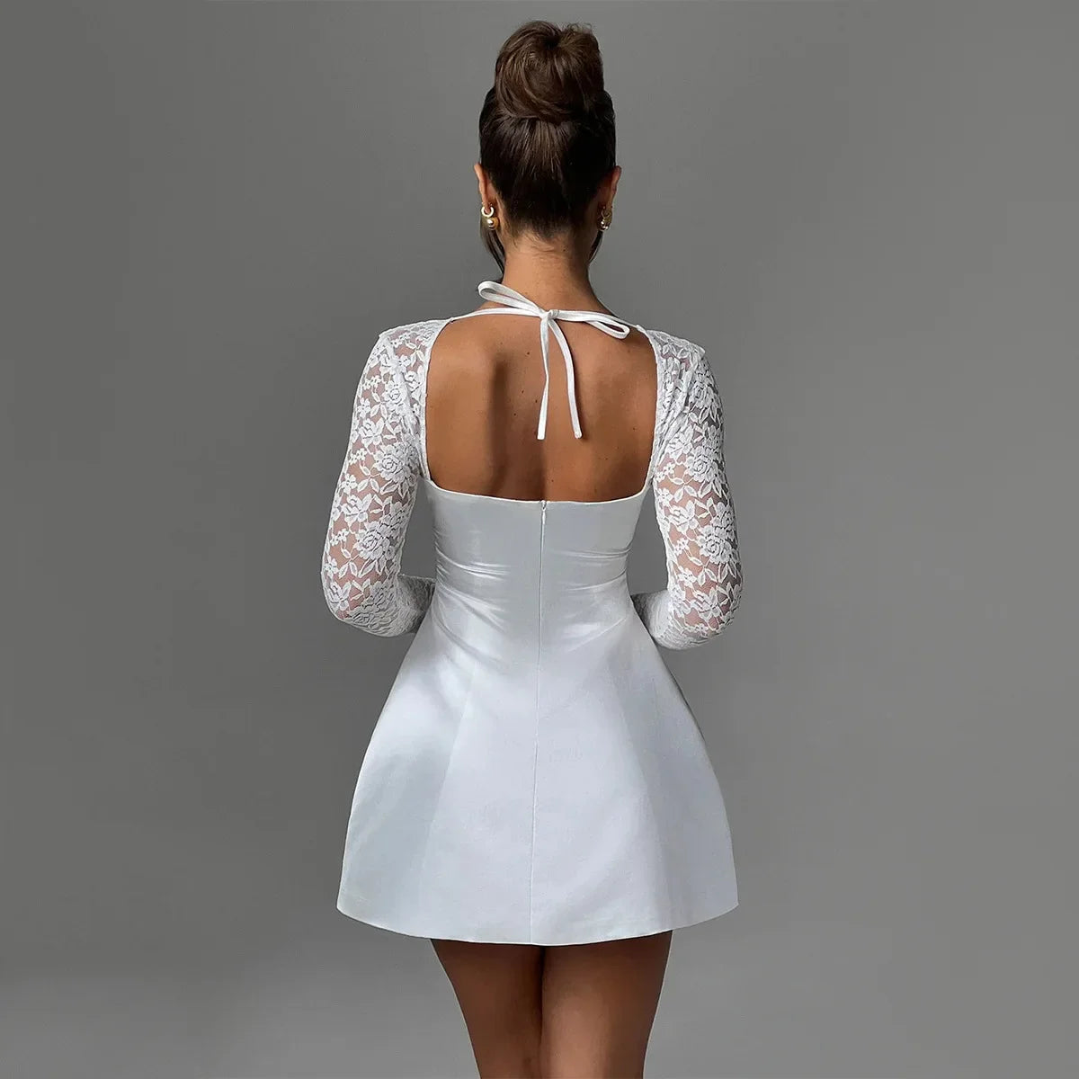 Celestine Mini Dress – White