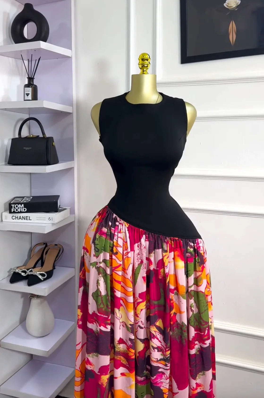 Kalea Color Splash Maxi Dress