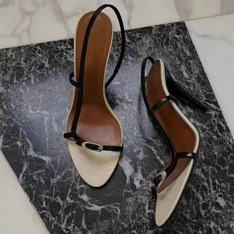 Priscy Open Toe Heels
