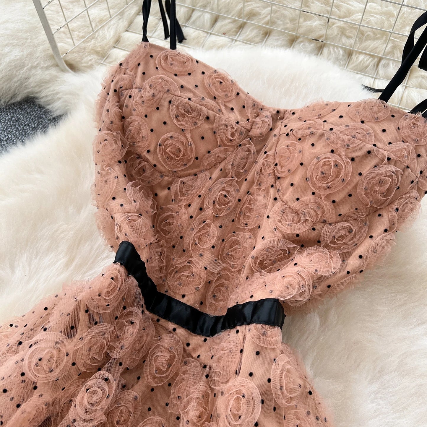 Rosalie Textured Tulle Dress