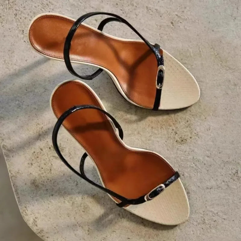 Priscy Open Toe Heels