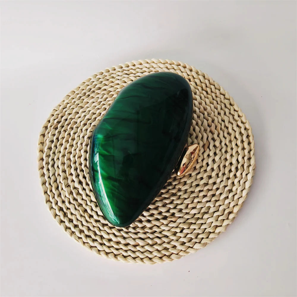 Monroe Marble Clutch Bag