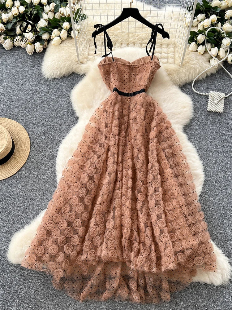 Rosalie Textured Tulle Dress