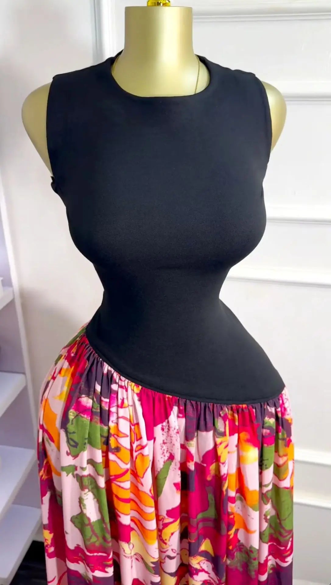 Kalea Color Splash Maxi Dress