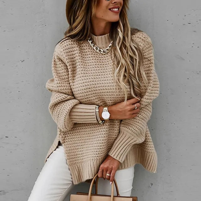 Leeya High Neck Pullover