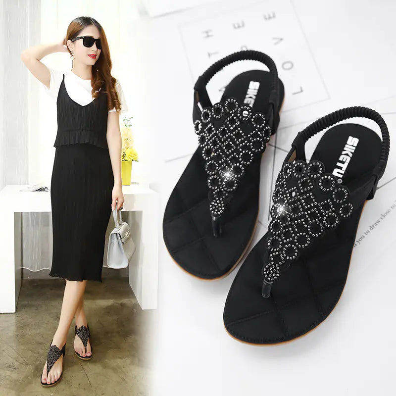 Hallie Flat Sandals