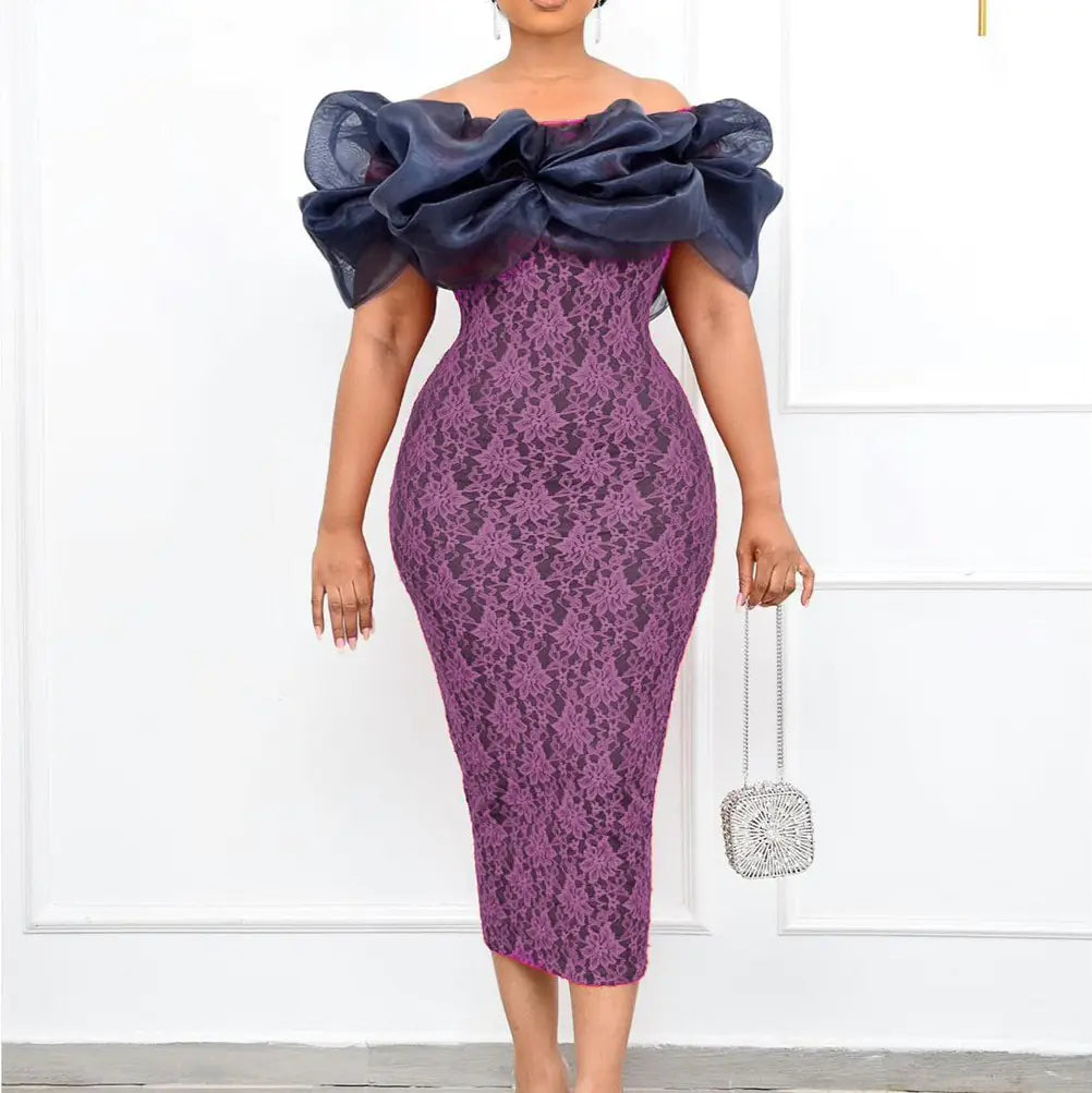 Tiffany Mesh Lace Dress