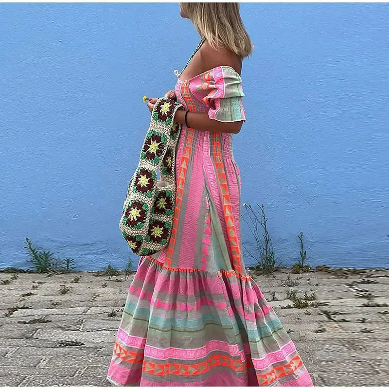Diane Pleated Maxi Dress
