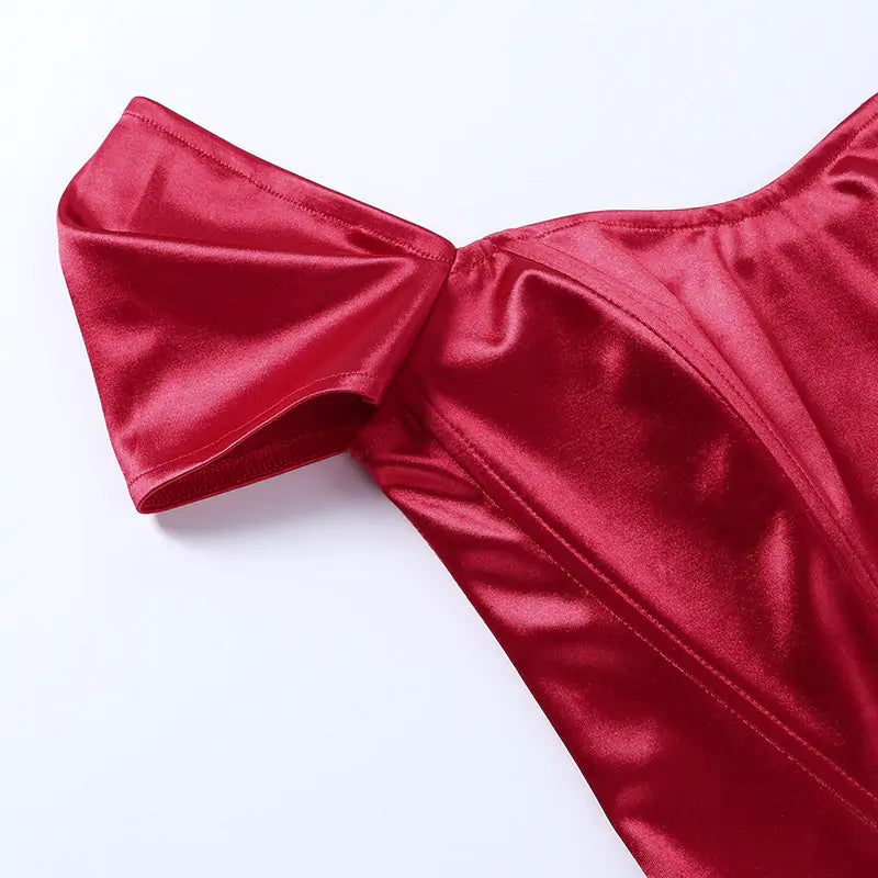 Hani Elegant Satin Top
