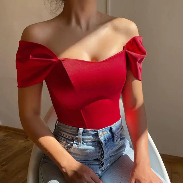 Hani Elegant Satin Top