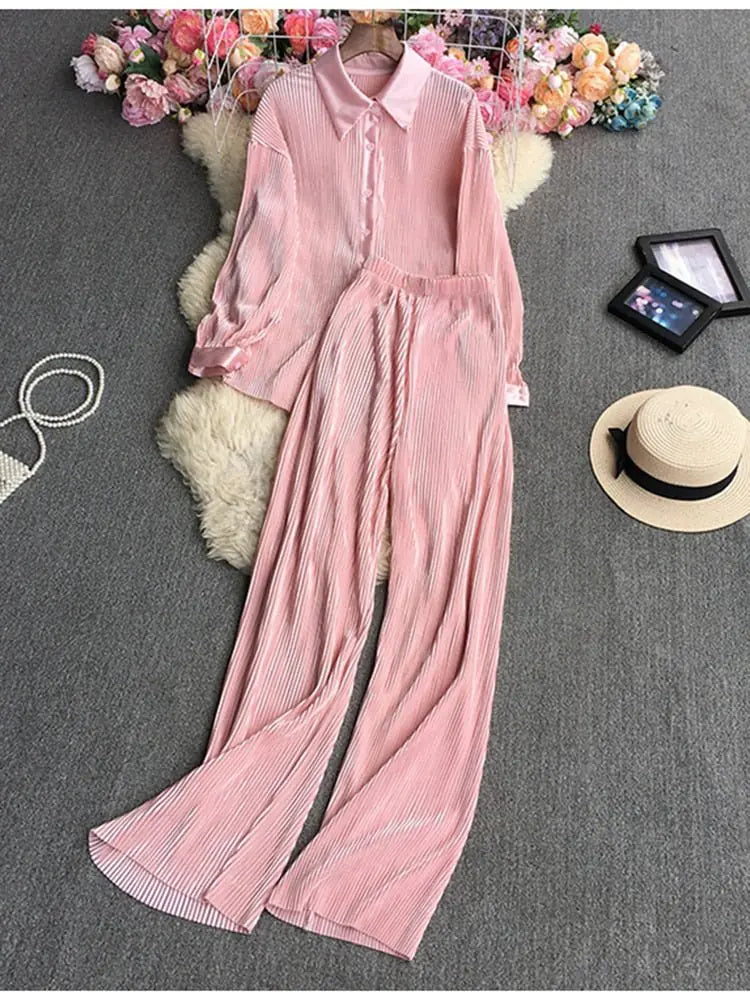 Cinta Pleated Set