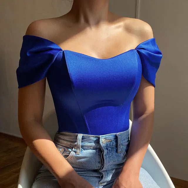 Hani Elegant Satin Top