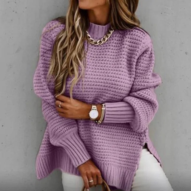 Leeya High Neck Pullover