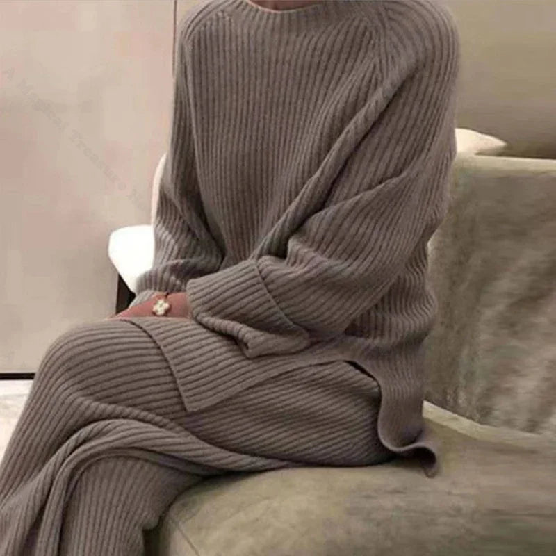 Fremy Knitted Sweater Set