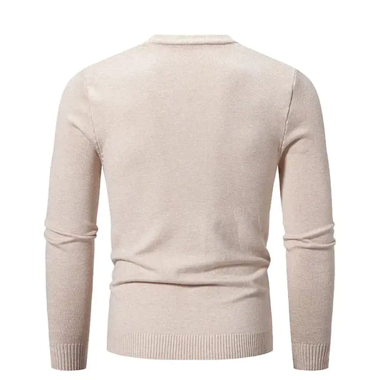 Elastic Slim Fit Men's Sweater