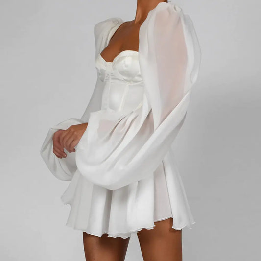 Tehilah Lantern Sleeve Dress