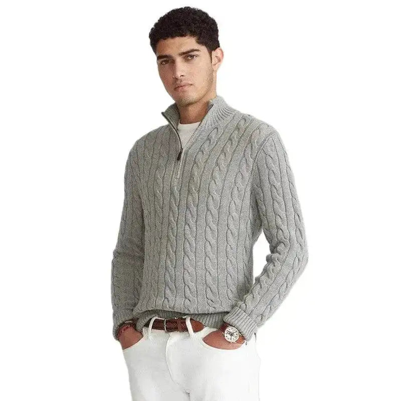 Half Zip Men's Sweater