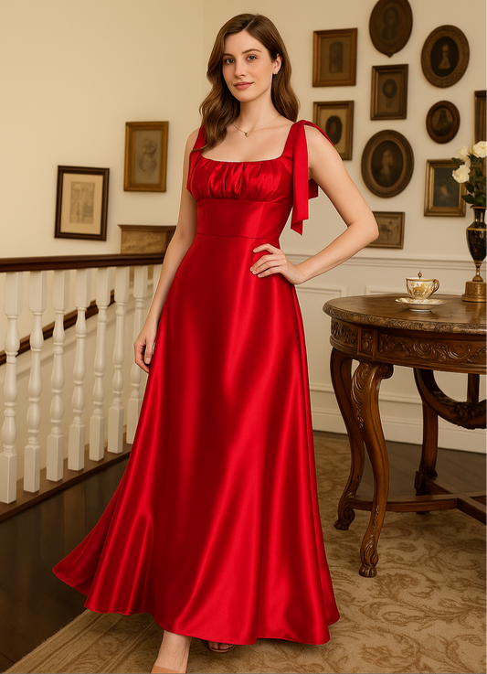 Cleo Satin Maxi Gown