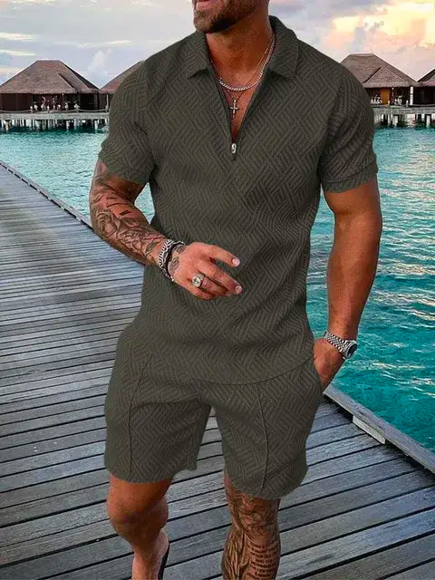 Star Men's Two-Piece Casual Set