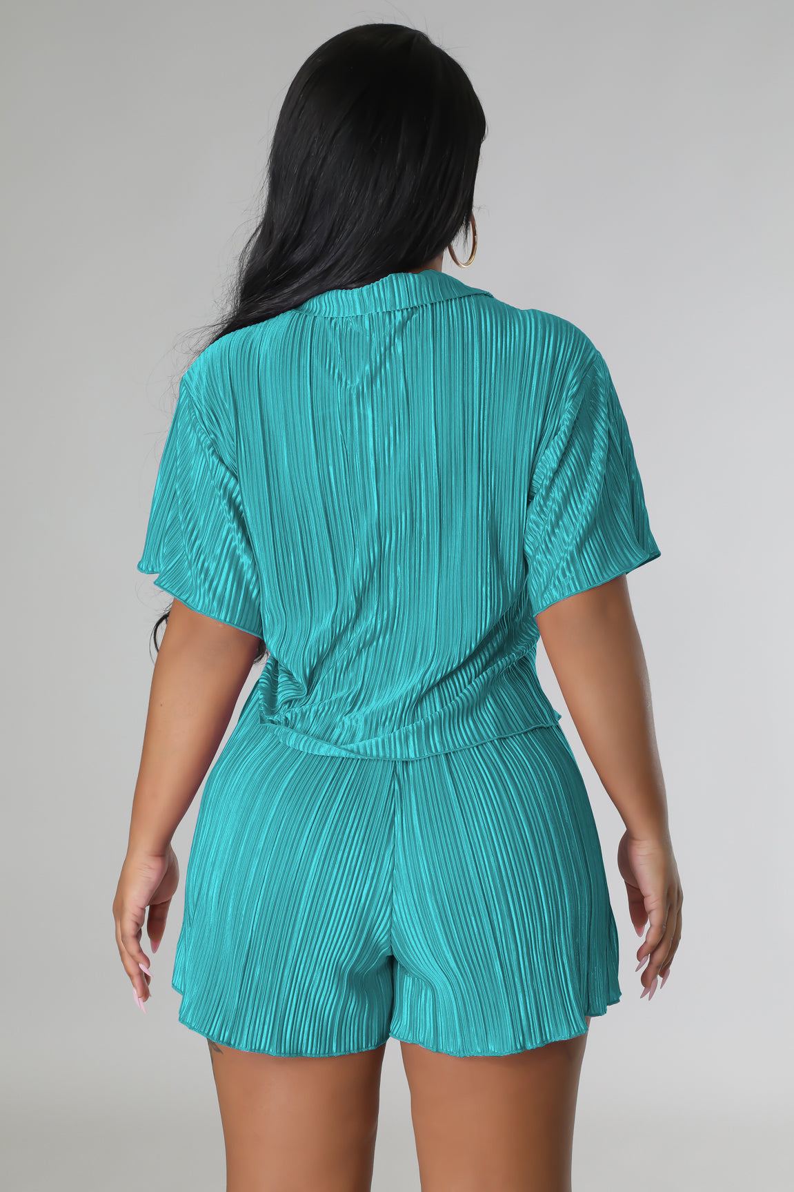 Luxe Pleated Two-Piece Lounge Set – Multiple Colors